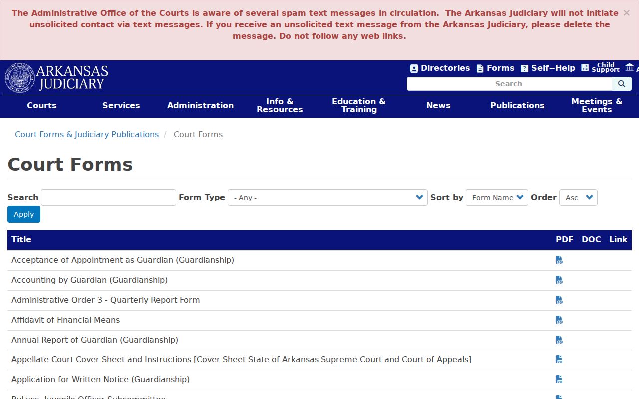 Lincoln County arrest warrant official Arkansas court form library